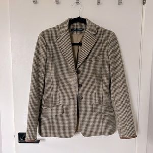 Ralph Lauren houndstooth blazer